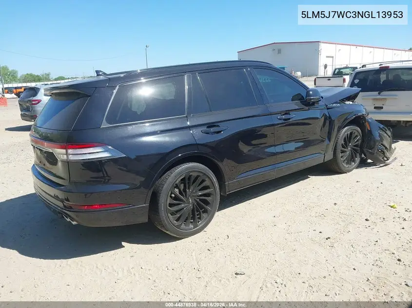 2022 Lincoln Aviator Reserve VIN: 5LM5J7WC3NGL13953 Lot: 44876938