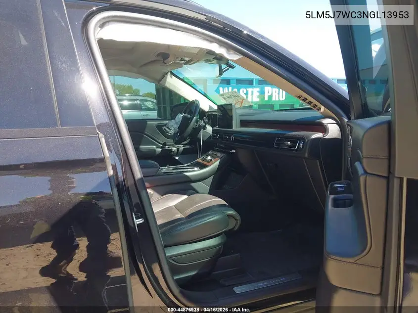 2022 Lincoln Aviator Reserve VIN: 5LM5J7WC3NGL13953 Lot: 44876938