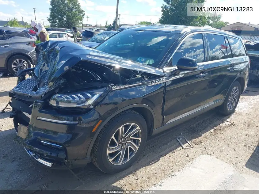 2022 Lincoln Aviator Livery VIN: 5LM5J0XC9NGL13283 Lot: 45345546