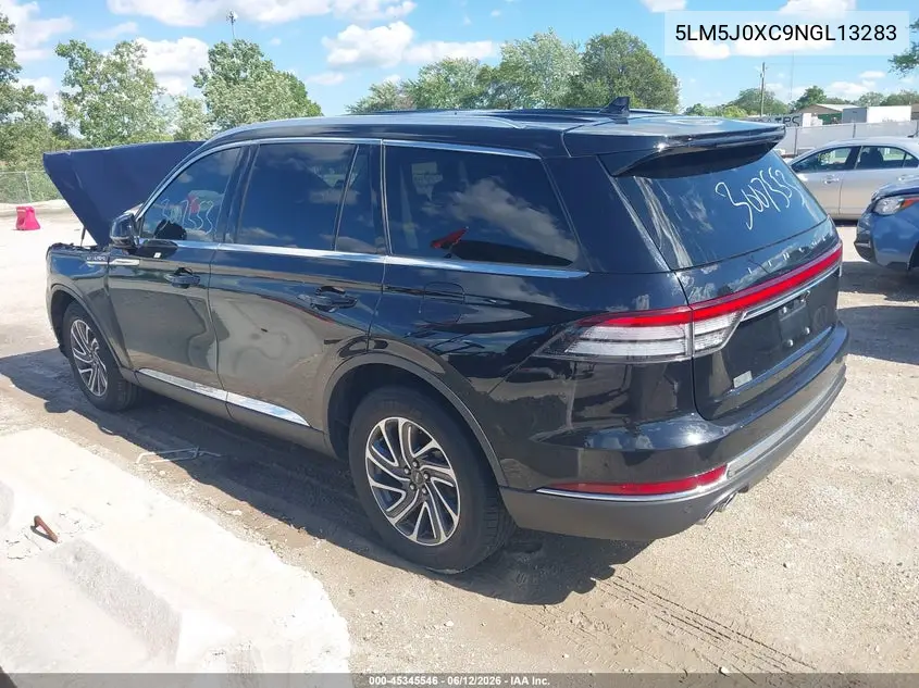 2022 Lincoln Aviator Livery VIN: 5LM5J0XC9NGL13283 Lot: 45345546