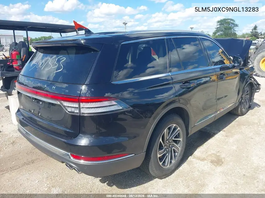 2022 Lincoln Aviator Livery VIN: 5LM5J0XC9NGL13283 Lot: 45345546