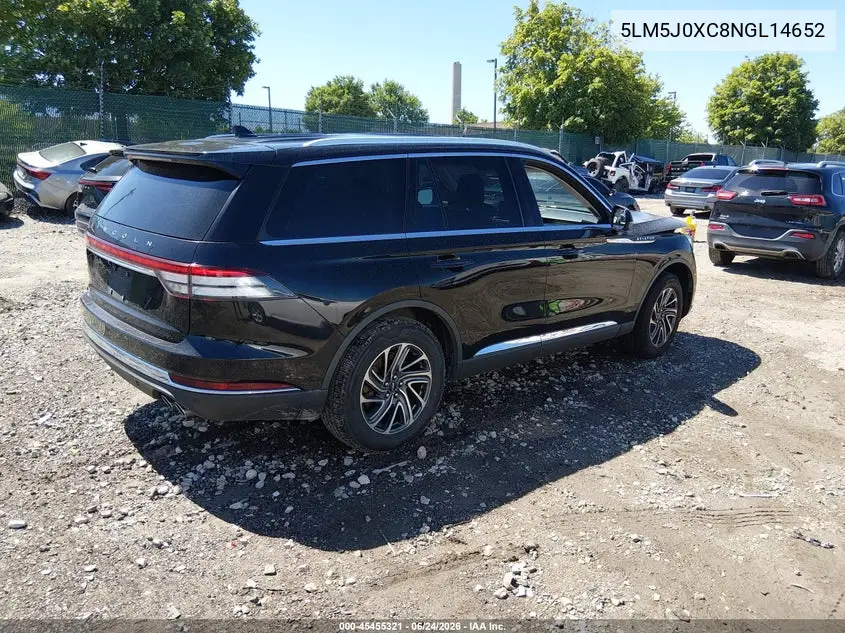 2022 Lincoln Aviator Livery VIN: 5LM5J0XC8NGL14652 Lot: 45455321