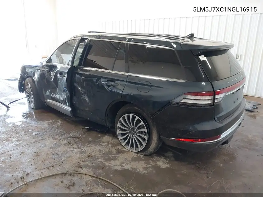 2022 Lincoln Aviator Reserve VIN: 5LM5J7XC1NGL16915 Lot: 45603732