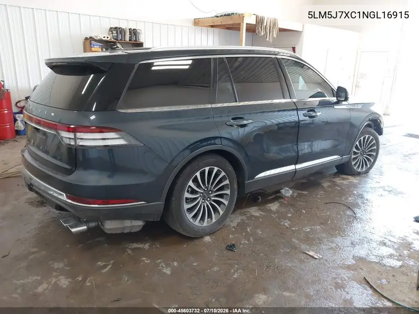 2022 Lincoln Aviator Reserve VIN: 5LM5J7XC1NGL16915 Lot: 45603732