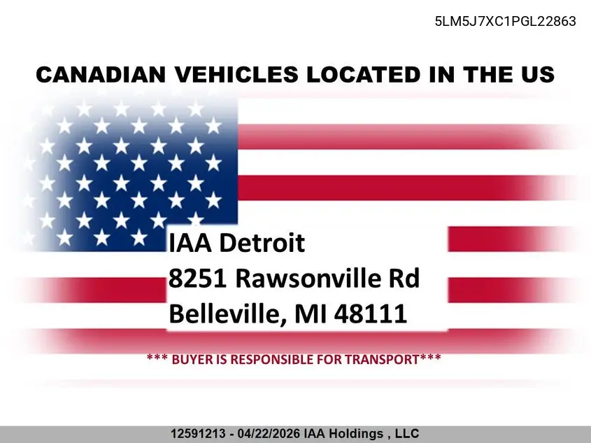2023 Lincoln Aviator VIN: 5LM5J7XC1PGL22863 Lot: 12591213
