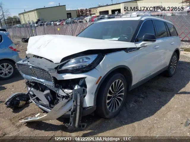 2023 Lincoln Aviator VIN: 5LM5J7XC1PGL22863 Lot: 12591213