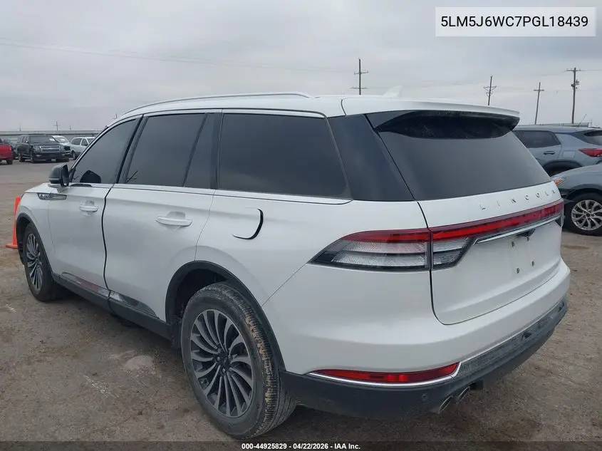 2023 Lincoln Aviator Standard VIN: 5LM5J6WC7PGL18439 Lot: 44925829