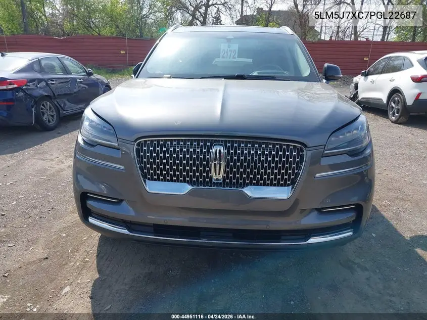 2023 Lincoln Aviator Reserve VIN: 5LM5J7XC7PGL22687 Lot: 44951116
