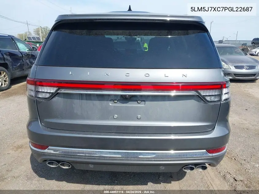 2023 Lincoln Aviator Reserve VIN: 5LM5J7XC7PGL22687 Lot: 44951116