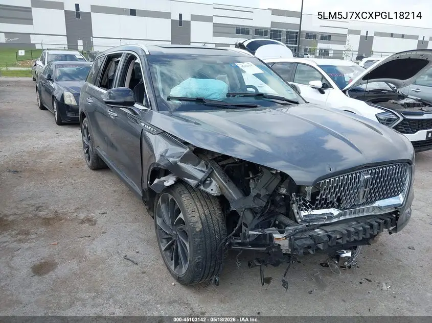2023 Lincoln Aviator Reserve VIN: 5LM5J7XCXPGL18214 Lot: 45103142