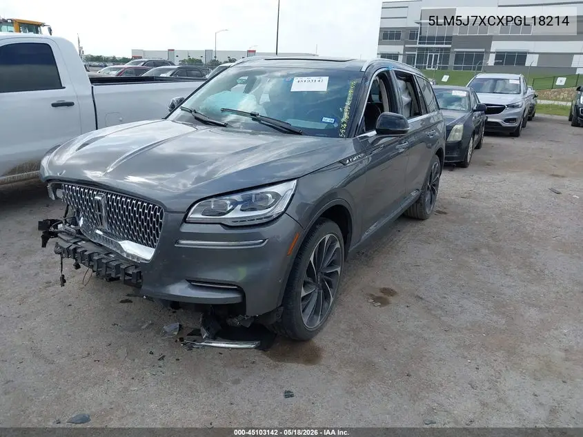 2023 Lincoln Aviator Reserve VIN: 5LM5J7XCXPGL18214 Lot: 45103142