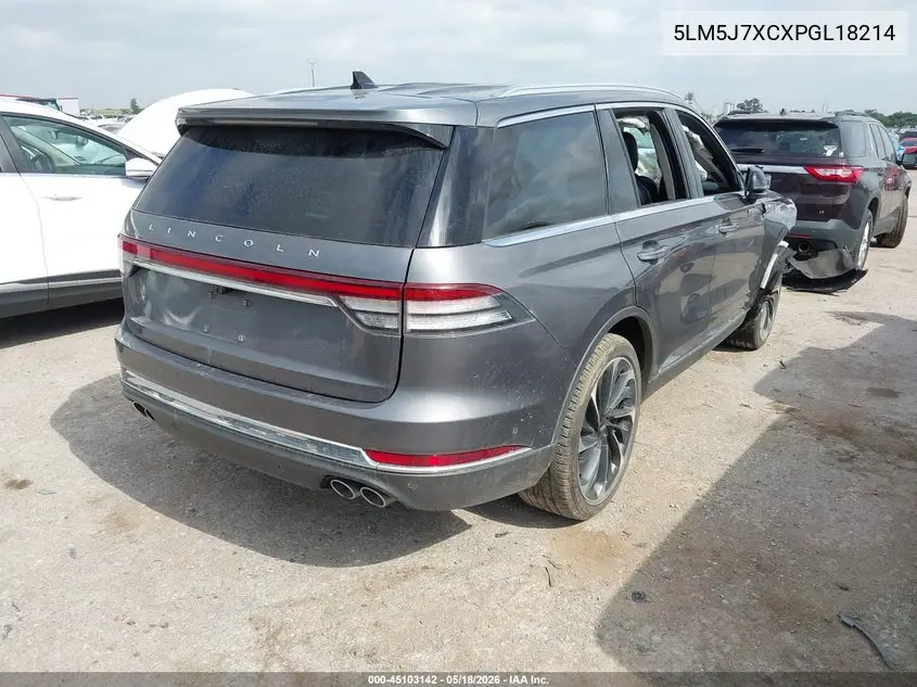 2023 Lincoln Aviator Reserve VIN: 5LM5J7XCXPGL18214 Lot: 45103142