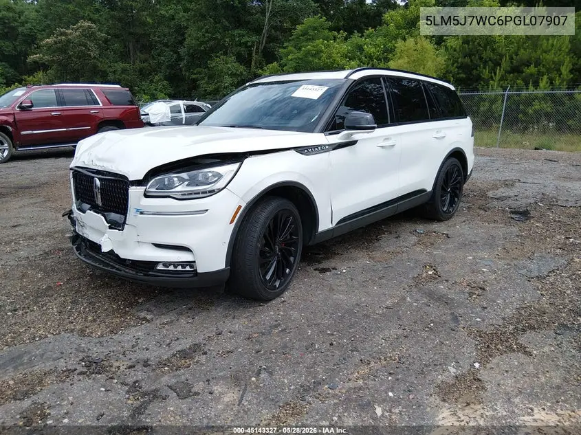 2023 Lincoln Aviator Reserve VIN: 5LM5J7WC6PGL07907 Lot: 45143327