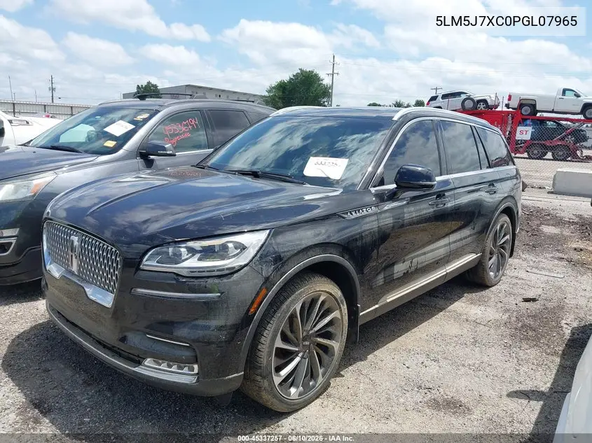 2023 Lincoln Aviator Reserve VIN: 5LM5J7XC0PGL07965 Lot: 45337257