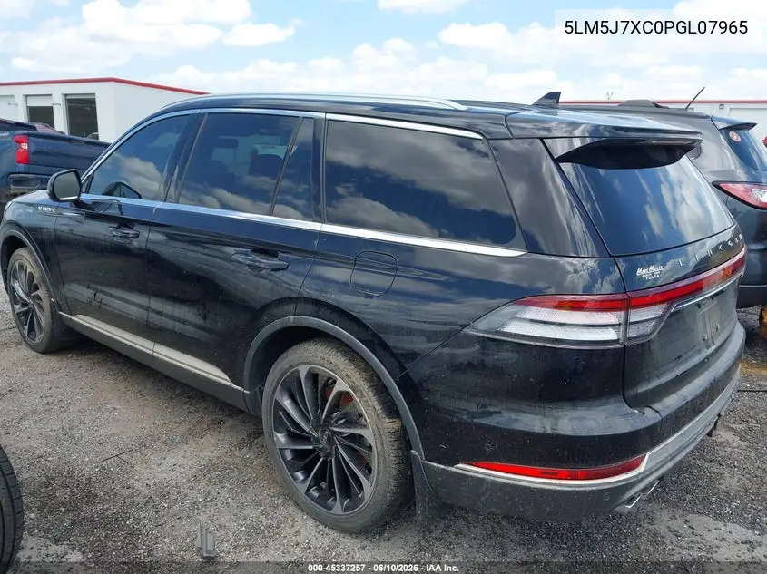 2023 Lincoln Aviator Reserve VIN: 5LM5J7XC0PGL07965 Lot: 45337257