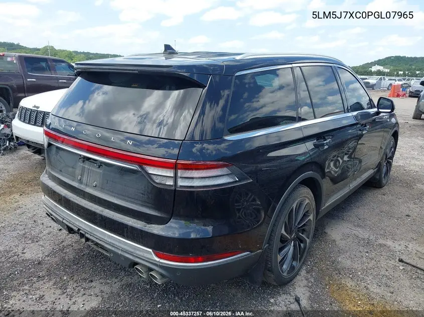 2023 Lincoln Aviator Reserve VIN: 5LM5J7XC0PGL07965 Lot: 45337257