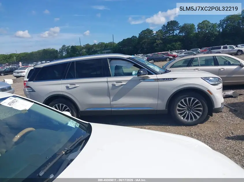 2023 Lincoln Aviator Reserve VIN: 5LM5J7XC2PGL32219 Lot: 45385611