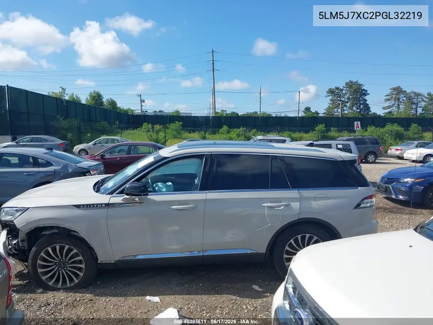 2023 Lincoln Aviator Reserve VIN: 5LM5J7XC2PGL32219 Lot: 45385611