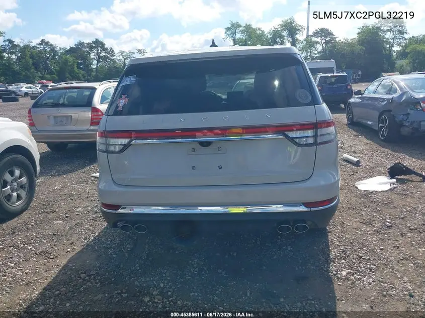 2023 Lincoln Aviator Reserve VIN: 5LM5J7XC2PGL32219 Lot: 45385611