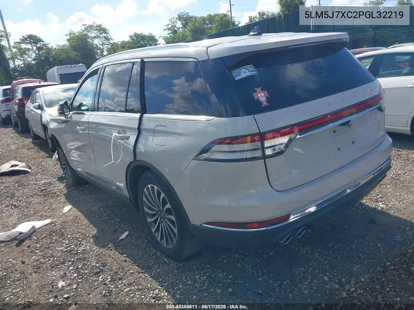2023 Lincoln Aviator Reserve VIN: 5LM5J7XC2PGL32219 Lot: 45385611