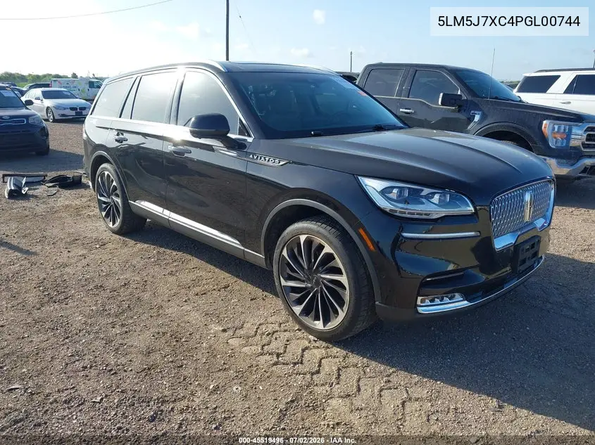 2023 Lincoln Aviator Reserve VIN: 5LM5J7XC4PGL00744 Lot: 45519496