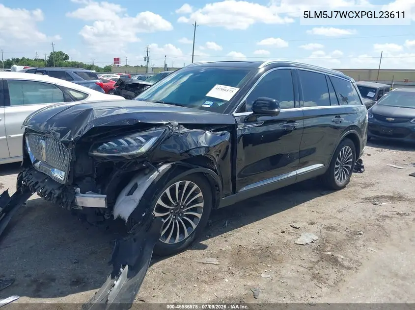 2023 Lincoln Aviator Reserve VIN: 5LM5J7WCXPGL23611 Lot: 45586575