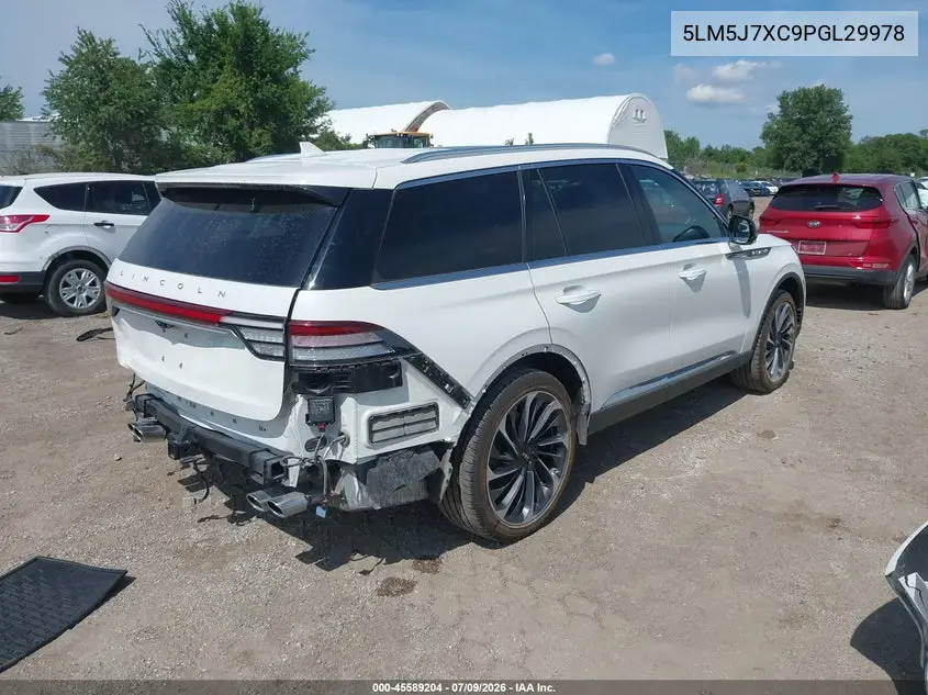 2023 Lincoln Aviator Reserve VIN: 5LM5J7XC9PGL29978 Lot: 45589204
