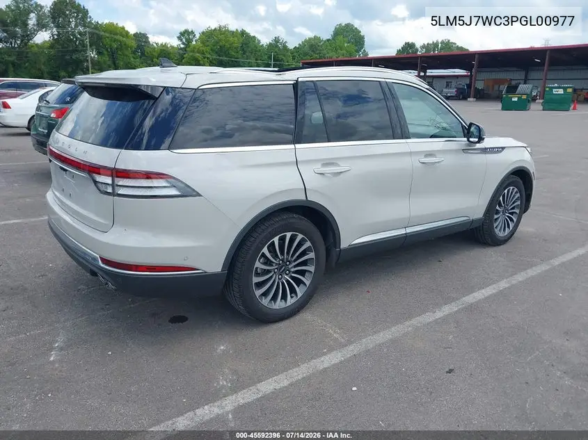 2023 Lincoln Aviator Reserve VIN: 5LM5J7WC3PGL00977 Lot: 45592396