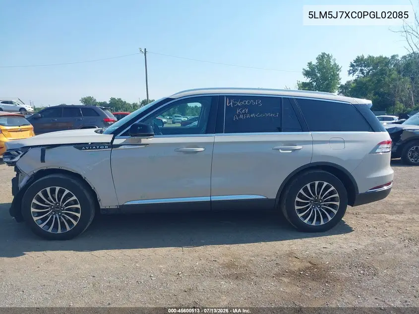 2023 Lincoln Aviator Reserve VIN: 5LM5J7XC0PGL02085 Lot: 45600513