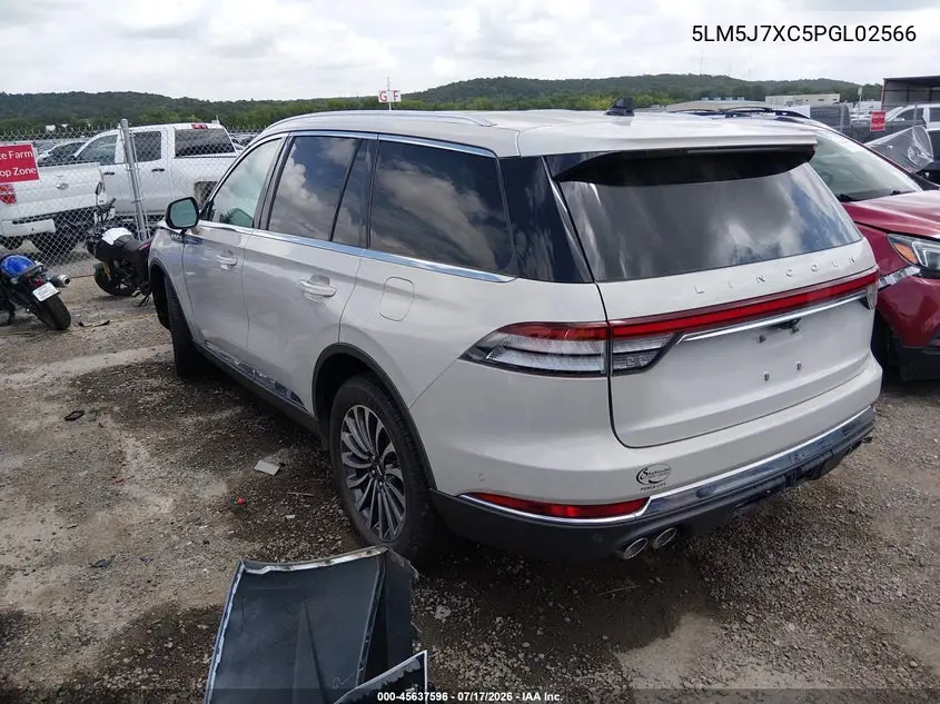 2023 Lincoln Aviator Reserve VIN: 5LM5J7XC5PGL02566 Lot: 45637596