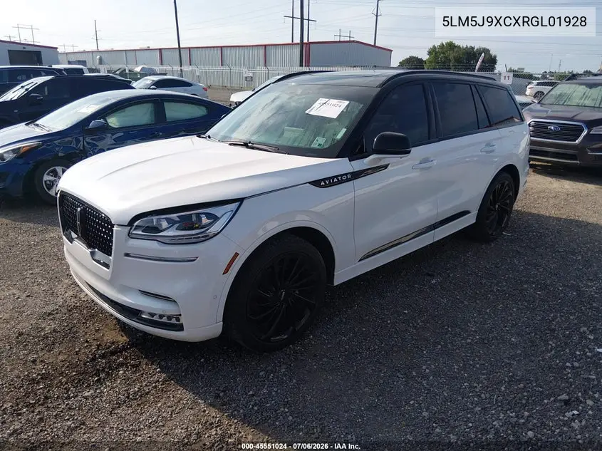 2024 Lincoln Aviator Black Label VIN: 5LM5J9XCXRGL01928 Lot: 45551024