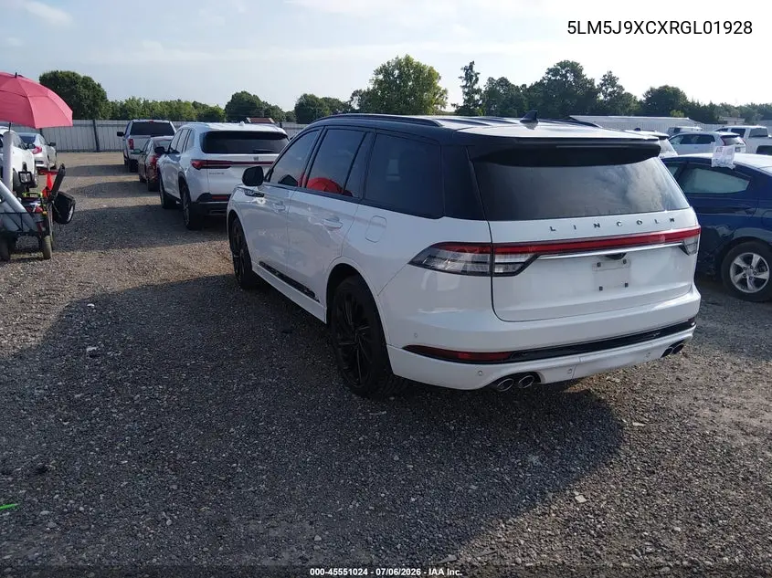2024 Lincoln Aviator Black Label VIN: 5LM5J9XCXRGL01928 Lot: 45551024