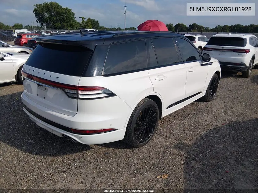 2024 Lincoln Aviator Black Label VIN: 5LM5J9XCXRGL01928 Lot: 45551024