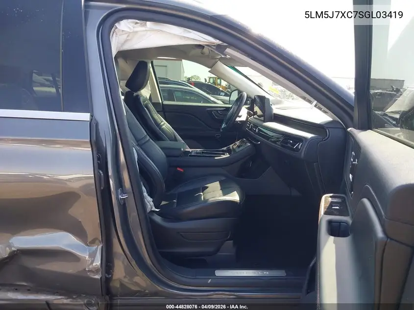 2025 Lincoln Aviator Reserve VIN: 5LM5J7XC7SGL03419 Lot: 44828076