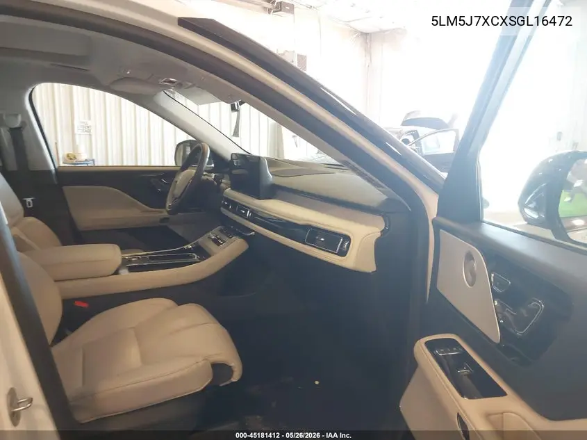 2025 Lincoln Aviator Reserve VIN: 5LM5J7XCXSGL16472 Lot: 45181412
