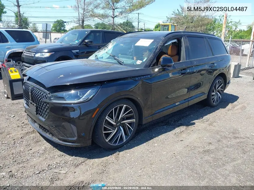 2025 Lincoln Aviator Black Label VIN: 5LM5J9XC2SGL04487 Lot: 45205630