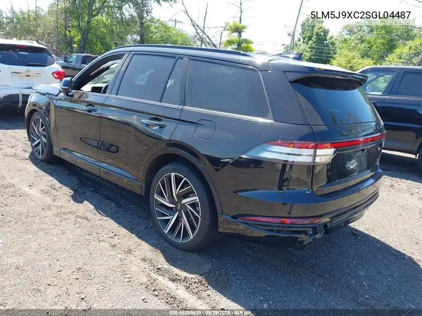 2025 Lincoln Aviator Black Label VIN: 5LM5J9XC2SGL04487 Lot: 45205630