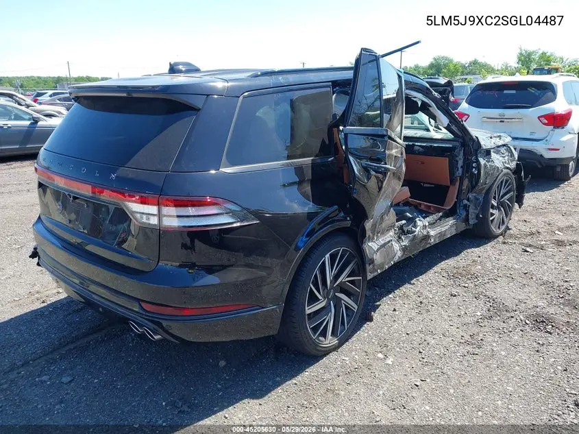 2025 Lincoln Aviator Black Label VIN: 5LM5J9XC2SGL04487 Lot: 45205630