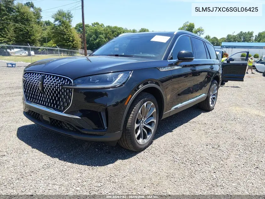 2025 Lincoln Aviator Reserve VIN: 5LM5J7XC6SGL06425 Lot: 45253163