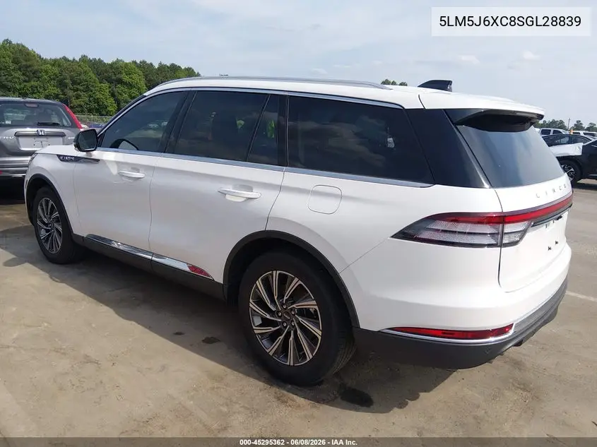 2025 Lincoln Aviator Premiere VIN: 5LM5J6XC8SGL28839 Lot: 45295362