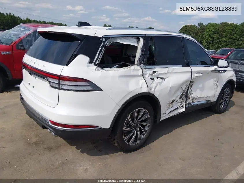2025 Lincoln Aviator Premiere VIN: 5LM5J6XC8SGL28839 Lot: 45295362