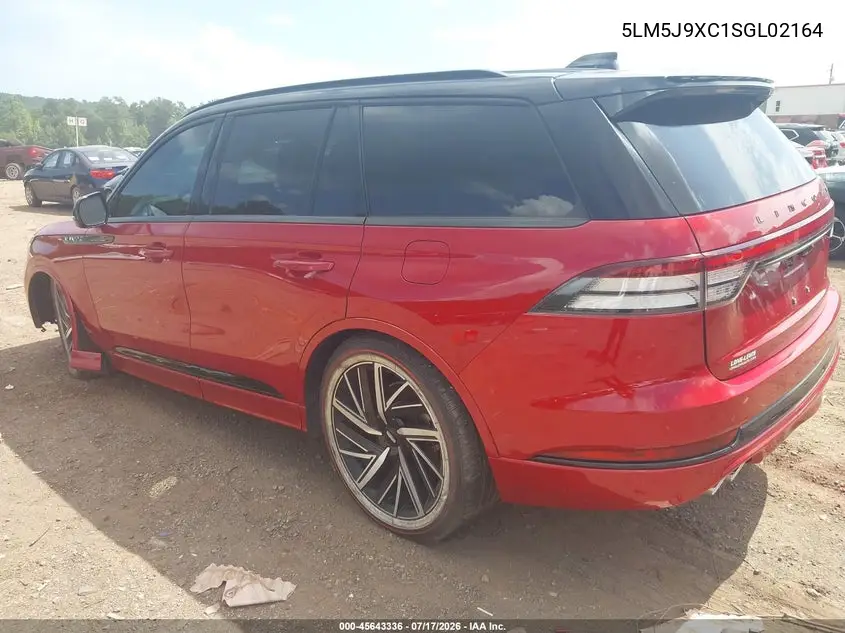 2025 Lincoln Aviator Black Label VIN: 5LM5J9XC1SGL02164 Lot: 45643336
