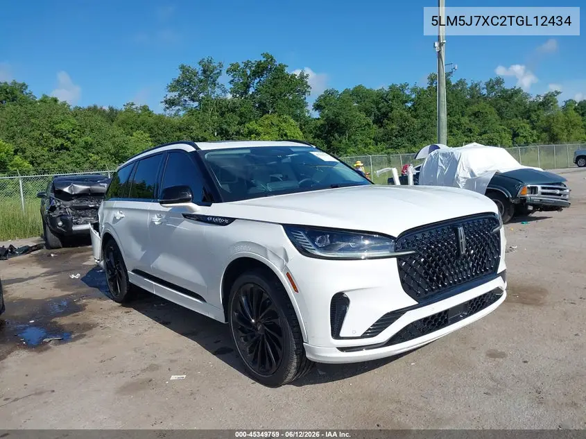 2026 Lincoln Aviator Reserve VIN: 5LM5J7XC2TGL12434 Lot: 45349759