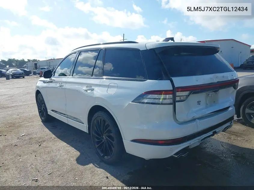 2026 Lincoln Aviator Reserve VIN: 5LM5J7XC2TGL12434 Lot: 45349759