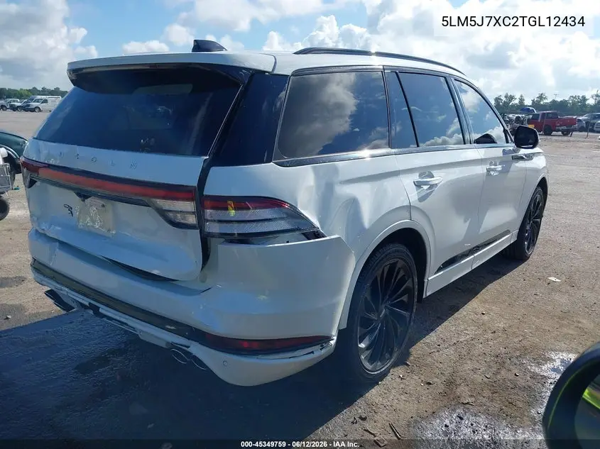 2026 Lincoln Aviator Reserve VIN: 5LM5J7XC2TGL12434 Lot: 45349759