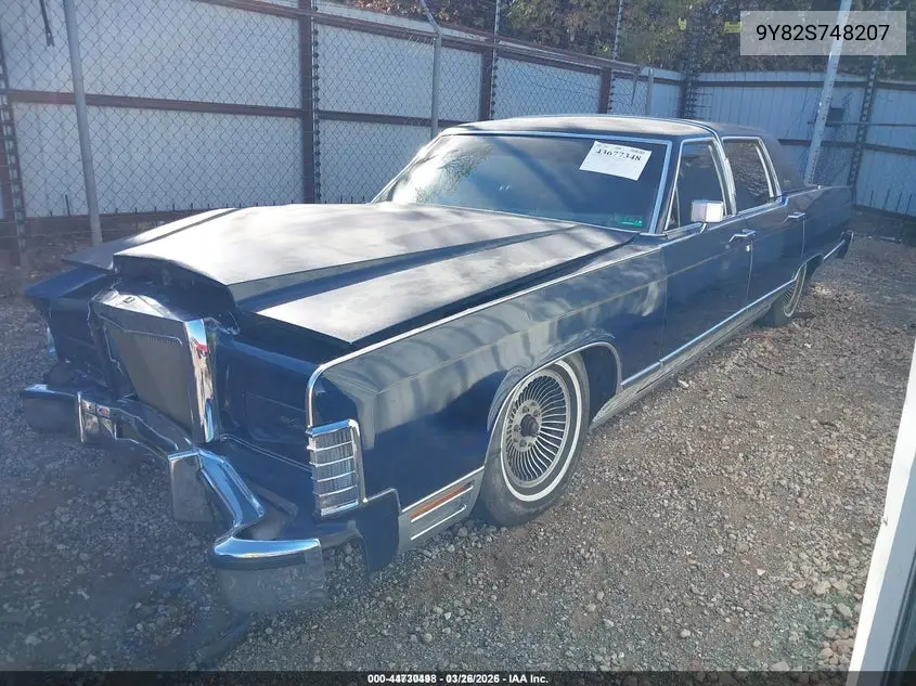 1979 Lincoln Continental VIN: 9Y82S748207 Lot: 44730498