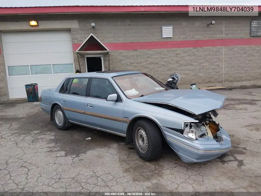 1990 Lincoln Continental Signature VIN: 1LNLM9848LY704039 Lot: 45414368