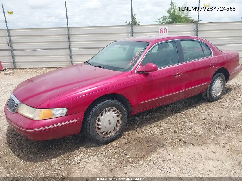 1995 Lincoln Continental VIN: 1LNLM97V2SY724568 Lot: 45359975