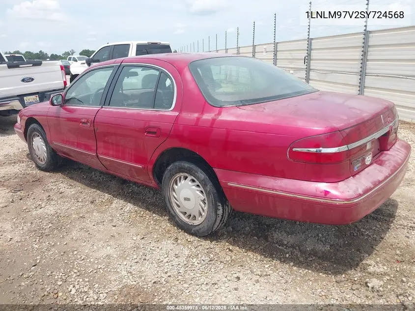 1995 Lincoln Continental VIN: 1LNLM97V2SY724568 Lot: 45359975