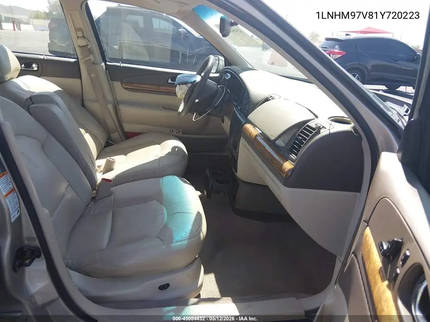 2001 Lincoln Continental VIN: 1LNHM97V81Y720223 Lot: 45084432